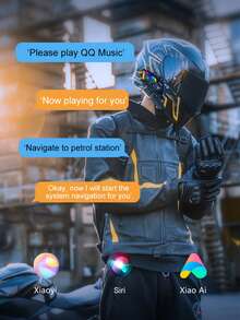 2pcs P20 500M Motorcycle Helmet Bluetooth 6.0 Wireless Intercom, 500M Music Sharing Headphone Loudspeaker, Motorcycle Accessories - P20 2X - Xem 9