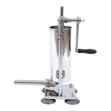 3L Commercial Sausage Stuffer Meat Filler Machine Stainless Steel+ Filling Tubes - Silver - View 9