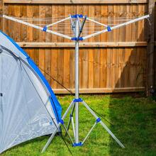 Andes 4 Arm Aluminium Rotary Camping Clothes Airer 16m Washing Line Drying Rk - Multicolor - View 2