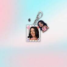 KATSEYE钥匙扣饰品，MANON吊坠，MEGAN包包挂饰，DANIELA钥匙扣，国际女子组合KATSEYE吊坠 - 彩色 - 查看 7