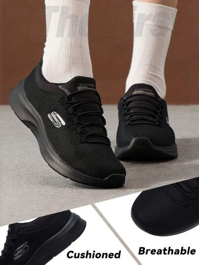 Skechers レディース カジュアルスニーカー、クッション入り ローカット スポーツシューズ、アウトドアランニング 897993