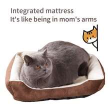 TendenciaTapete Cama Mascota Gatos Perros Suave Comoda Durable60*45Calidad premium - 1 - Ver 4