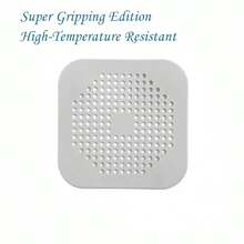 1/3pcs Drain Hair Catcher Filter, Suction Cup Sink Strainer, Square Silicone Shower Drain Cover, Durable & Easy To Clean Kitchen Bathroom Floor Drain Filter, Bathroom Kitchen Tool To Prevent Clogging - Multicolor - View 16