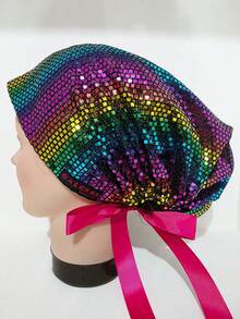 hospital  gorro cheff trabajo   Algodón    Ninguno    gorros quirurgicos  todas las temporadas - Multicolor - Ver 2