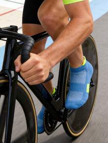 Conjunto de 6 pares de meias esportivas casuais masculinas, versáteis para uso diário. - Multicolorido - Ver 3