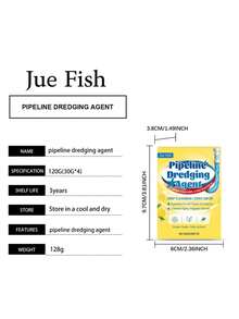 Drain Cleaner Powder, Dissolves Various Blockages, Removes Odors, Suitable For Multiple Scenarios - Powdery - View 8