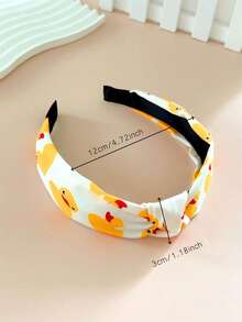 6pcs/Set Women's Cute Cartoon Duck Hair Clips, Elastic Hair Scrunchies, Bow Hair Clips, Headbands, Mini Hair Claws - Multicolor - View 6