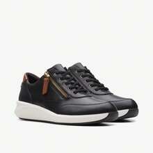 Clarks Un Rio Zip - Black - View 3