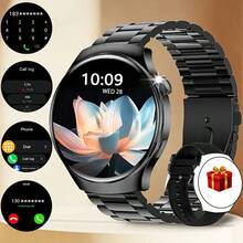 1pc 1.50inch HD Full Touch Screen Smartwatch, 100+ Sports Modes, Pedometer, Weather Forecast, Wireless Call, Message Reminder, Remote Camera, Music Player, DIY Wallpaper, Suitable As Gift For Friends, Couples, Elders - Multicolor - View 3