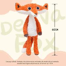 TendenciaPeluche Zorro 40cm, Suave Abrazable Juguete Bebé RegaloCalidad premium - 1 - Ver 4