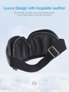 6D Heated Eye Massager, Bluetooth Foldable Eye Mask, Multi-Mode Acupoint Massage, For Office, Study, Travel And Bedtime Relax - Black - View 8