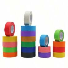 Rainbow Decorative Tape, DIY Stationery, Cartoon Style, Cute, Creative, Fun, Waterproof, Candy Stickers, Phone Stickers, Suitable For Diary Decoration, Collage Materials, Scrapbooking, Notebooks, Handcrafts, Back To School Supplies, Office, Classroom And Home Use, Winter Goods, Thanksgiving, Christmas, Saudi National Day, New Year, Valentine's Day, Birthday, Festivals, Gifts For Boyfriends, Girlfriends, Adults - Rainbow Version - View 3