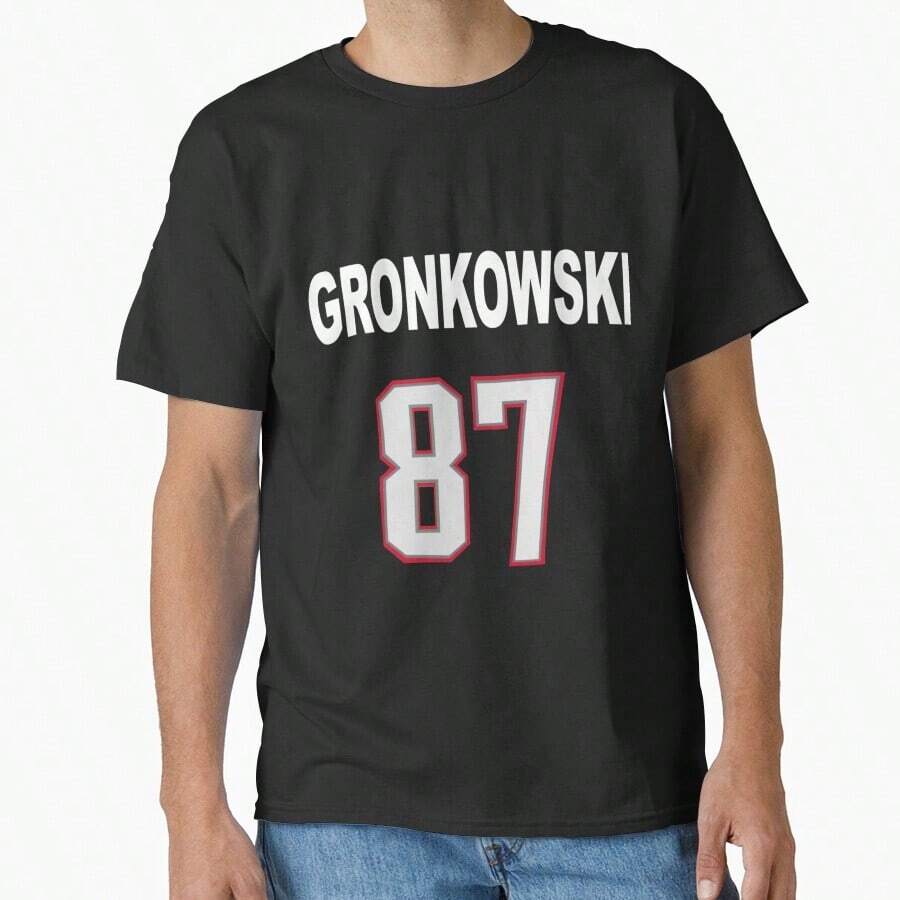 Gronk Jersey Classic T-Shirt - Negro - Ver 1