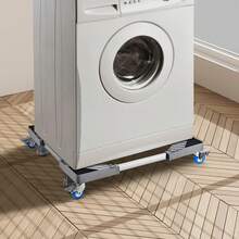 Mini Fridge Stand, 400 Lbs Load, 4 Strong Feet, 4 Locking Swivel Wheels, Washer And Dryer Pedestal, Multi-Functional Adjustable Base For Washing Machine, And Refrigerator, Universal Mobile Base - 17 - 25 Inch, 1 PC, 330 Lbs Capacity - View 1