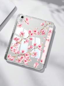 Pink Cherry Tree Tablet Case Compatible With Air 11-Inch M3 2025 / M2 2024, Air 5th Generation 2022 , (A16) 11 Inch 11th Generation 2025,Compatible With Samsung Galaxy Tab,Kindle Paperwhite 12th Gen 2024, Clear Back ,Fashion Pattern Protective Case,Autlueomatic Sleep And Wake-Up Function, Airbag Protection, Suitable For Gifts And Office Use - Multicolor - View 2