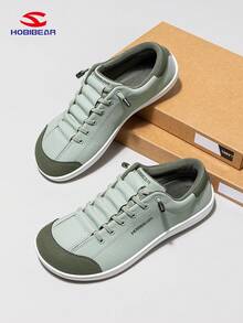 HOBIBEAR Minimalist Canvas Slip-On Shoes Without Soles, Unisex, Flat, Wide Fit - Mint Green - View 3