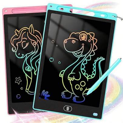 Una tableta de escritura LCD, tablero de dibujo y dibujo de 6.5 pulgadas, bloc de notas electrónico con función de protección para los ojos, imprescindible para la temporada de regreso a clases, esencial para la oficina y también un gran regalo.