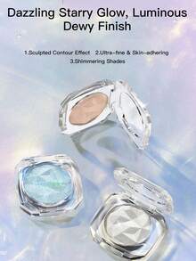 Physicians Formula 钻石高光粉，提亮面部和眼部，钻石闪光珠光眼影，冰山蓝，2.5克 - 冰淵藍 - 查看 2