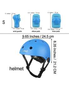 Kids Bike Helmet Adjustable Helmet For Toddler Child 2 To 9 Years Old - Blue - View 5