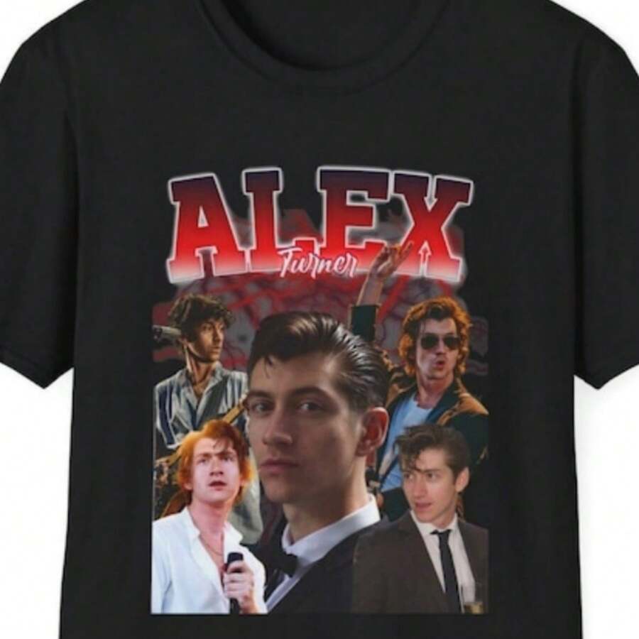 Alex Turner Retro Graphic Tee - màu đen - Xem 1