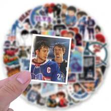 61PCS Heated Rivalry Stickers Aesthetics Stickers Scrapbooking, Diary, Laptop, Bumper, Skateboard, Water Bottle, Computer, Phone Greeting Cards, Photo Albums, Furniture, Stickers - Multicolor - View 5