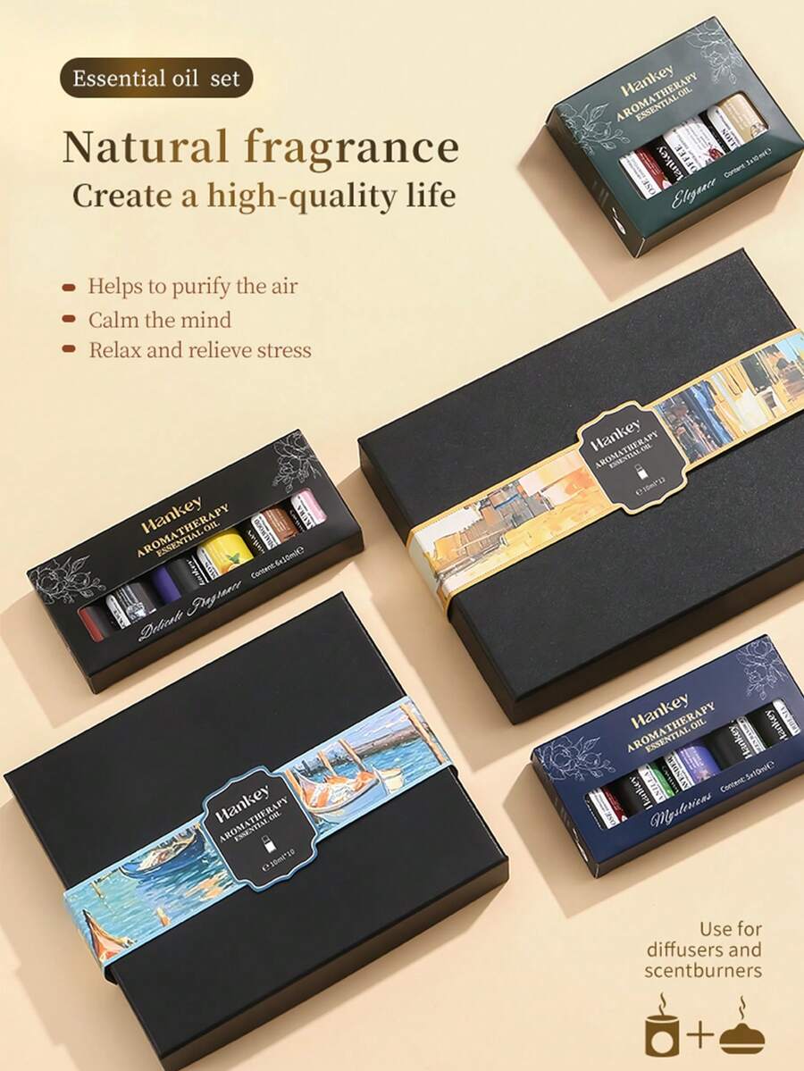 10ml Aceite esencial de aromaterapia con solubilidad en agua, apto para pastillas aromáticas, bolsas aromáticas y humidificadores de máquinas de aromaterapia - 1 botella de suplemento (10ML) - Ver 1