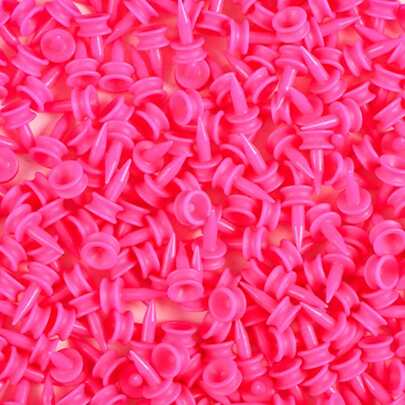 FINGER TEN Plastic Golf Castle Tees 1 Inch Short Tee Value 100 Pack, Bright Colors With Step Down Design For High Visibility & Consistent Height, Suitable For Golfers Of All Skill Levels