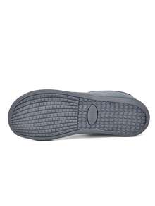 ERGOBIO 1 Pair Wide Width 4E Round Toe Minimalist Casual Barefoot Sneakers For Men - Grey - View 9