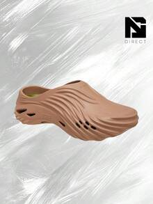 Crocs Echo Wave Clog Almond Tint – Shose For Man/Woman-Vintage-Spring & Summer-Thick Sole Casual Beach Flip Flops, Shock-Absorbing Comfort, Gym To Streetwear-Easter Gift –210521 2CC - Cork/Kiwi - 查看 2