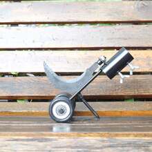 1pc Wheel-Equipped Crack Weeder, Manual Puller Tool For Pavers, Decks, Patios, Driveways, Sidewalks & Gardens - Pole Not Included - Weeding Hook (stem Not Included) - View 4