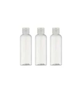 Bộ 5 chai du lịch có thể tái sử dụng, chai tròn trong suốt có nắp bật và nắp bướm, thích hợp đựng dầu và kem dưỡng da, hộp nhựa di động có khả năng bảo vệ, không mùi và có thể tái sử dụng, lý tưởng cho trường học, phòng tập thể dục hoặc sử dụng hàng ngày (chống rò rỉ). - Nhiều màu - Xem 18