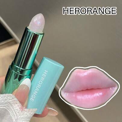 HER ORANGE 镜面哑光唇膏，持久保湿，淡化唇纹，防干燥，防脱皮，防水防汗，唇部护理彩妆，秋冬季必备，方便携带，适合学生，节日礼物