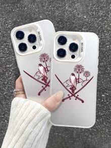 A Silver Bottom UAE Falcon Phone Case Design, High-Quality Middle Eastern Style Business Anti Fall Protective Case, Compatible With Iphone 17 Pro Max/17 Pro/16 Pro Max/16 Pro/16/15 Pro Max/15 Pro/15/14 Pro Max/14 Pro/14/13 Pro Max/13 Pro/13/12 Pro Max/12 Pro/12/11, Compatible With Samsung Fashion Full Pack Case - Multicolor - View 3