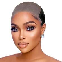 1 Pc 9x6 Lace Wig Grip Cap For Glueless Wig - 黑色 - 查看 1