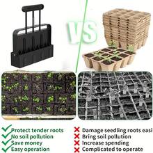 手动土壤块制作器，土壤块模具，园艺播种工具，手持式育苗盘 - 育苗器 - 查看 9