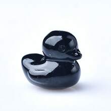 Exquisite 30mm Handcrafted Natural Stone Duck Figurine Charm - Perfect For Animal Lovers And Fashion Enthusiasts - Multicolor - View 7