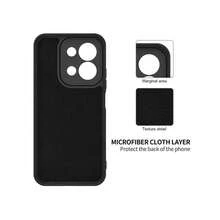 Meloenvias Funda para Xiaomi Redmi 15C carcasa silicona líquida, forro interior, cubre cámara color rosa fucsia, mate antideslizante, tacto goma - Rosa Fucsia - Ver 7