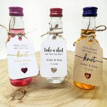 50pcs Personalized Wedding Favor Tags (Excluding Strings), Make Your Wedding Favors Unforgettable, Suitable For Favors, Place Settings, Table Decorations, Etc. - Multicolor 1 - View 3