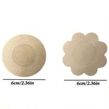New Invisible Adhesive Push-Up Bra - Strapless, Seamless Lift & Support, Soft & Supportive, Opaque Self-Adhesive Backless Bra Pads, Hand Washable, Suitable For Backless Dresses And Tops, Backless Dress Accessory | Self-Adhesive Bra - Multicolor - View 9