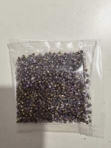 2.5 毫米 1400 件/0.7 盎司（20 克）渐变金色复古风格种子珠，法式刺绣材料，DIY 手链、项链，送给妈妈和朋友的礼物 - 淺粉色 - 查看 6