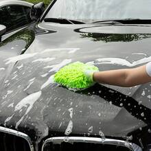 3pcs Car Washing Kit Car Care Cleaning Cloth/Car Wash Sponge/Microfiber Car Wash Mitt, Thickened Car Wash Towel, Car Washing Gloves - 3pcs Car Washing Kit - View 4