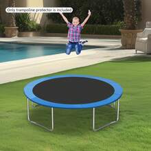 LYNICESHOP Trampoline Pad Replacement, Trampoline Safety Pad, Spring Cover For 8ft Round Trampoline With Waterproof Foam Padding, Universal Trampoline Accessories Holiday Gift (US Stock) Faster Delivery - Blue - View 9