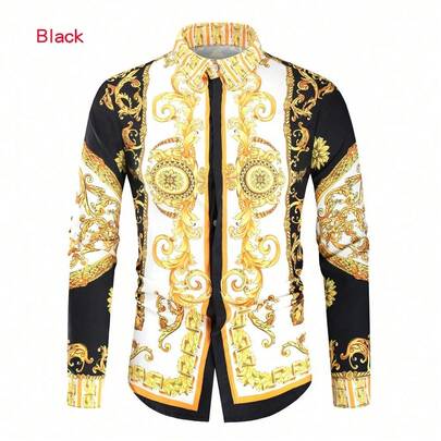 Men's Palast-Style Long-Sleeved COS Costume, Role-Playing Costume, Stage Performance Outfit, Cosplay Costume, Role-Playing Clothing