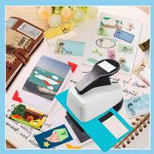 1.5 Inch (38mm) Rectangle Hole Punch Tool, Everyday Fashion Rectangle Shape DIY Portable, Suitable For Paper Art, Card Making, Scrapbooking, Student Use - 1.5 Inch 38mm Rectangle Paper Hole Puncher - View 3