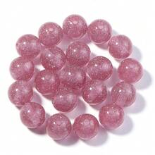 20 piezas de cuentas de galaxia de 12 mm súper brillantes, cuentas estelares brillantes para hacer joyas y decoraciones del Día de San Valentín, adecuadas para collares, pulseras, encantos de bolso, correas de teléfono - Cielo estrellado brillante - Ver 16