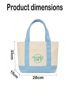 4PCS-Canvas Tote Bag With Zipper, Multi-Pocket Women's Shoulder Bag, Multiple Pockets, Can Hold Daily Necessities, Travel Items And Work Supplies, Reusable, Casual Shopping Beach Bag, Versatile And Fashionable - 彩色 - 查看 9