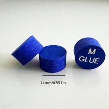14mm mehrschichtiger Billardqueue-Spitze, Premium 8-Lagen Schweinsleder gepresst, handgefertigte Billardqueue-Spitze. Professionelle Snooker- und American-Pool-Queue-Spitze, 14mm Queue-Spitze, langanhaltend und perfekt passend. - 14 mm – 1 Stück - Übersicht 7