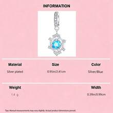 Sterling Silver Abstract Zodiac Animal Design Pendant,12 Zodiac Sign Pendants Versatile DIY Beading Necklace Charm For Men And Women - Silver - View 13