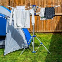 Andes 4 Arm Aluminium Rotary Camping Clothes Airer 16m Washing Line Drying Rk - Multicolor - View 4