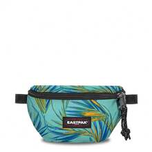 Eastpak Springer – 2L Waistpack With Main & Back Zipped Compartments, Adjustable Belt, Lightweight Design, Brize Pa 1lm Aqua - BrizePalmAqua - View 1